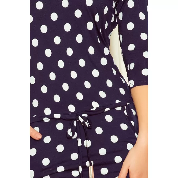  Rochie NUMOCO A13-101 PUNCTE ALBE 