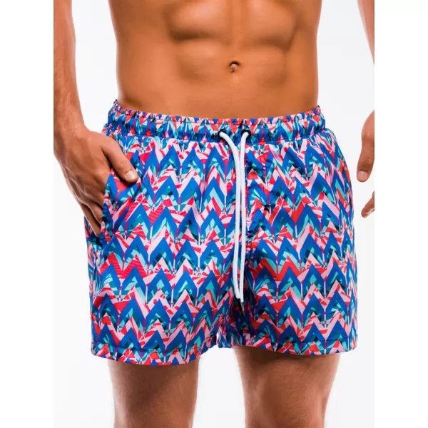  Pantaloni scurţi OMBRE AW151 ALBASTRU/CORAL 