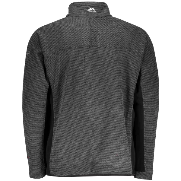  Hanorac pentru bărbați din fleece TRESPASS JYNX NEGRU 