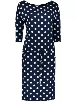 Rochie NUMOCO A13-101 PUNCTE ALBE