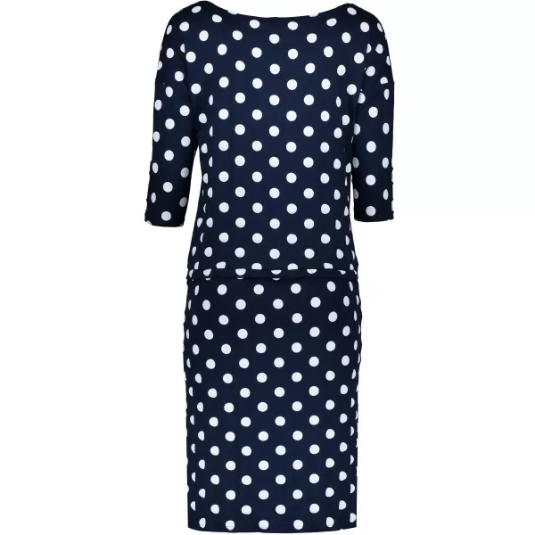  Rochie NUMOCO A13-101 PUNCTE ALBE 