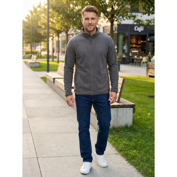  Hanorac pentru bărbați din fleece ALTISPORT DANER MSWP237 GRI DESCHIS 
