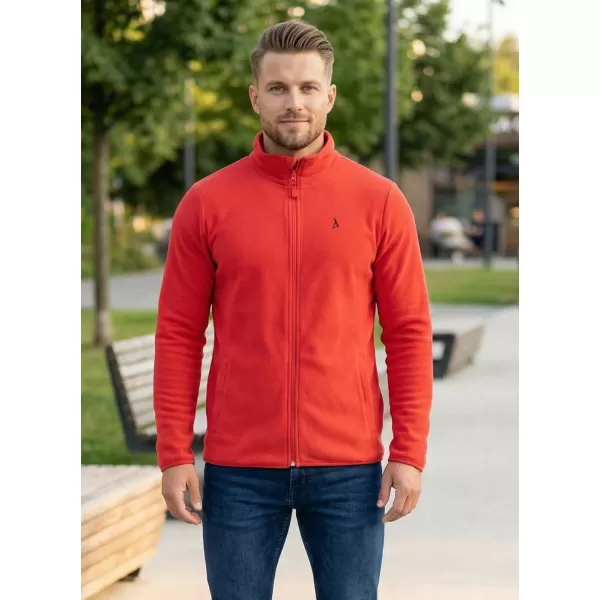  Hanorac pentru bărbați din fleece ALTISPORT DANER MSWP237 ROȘU 