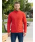 Hanorac pentru bărbați din fleece ALTISPORT DANER MSWP237 ROȘU