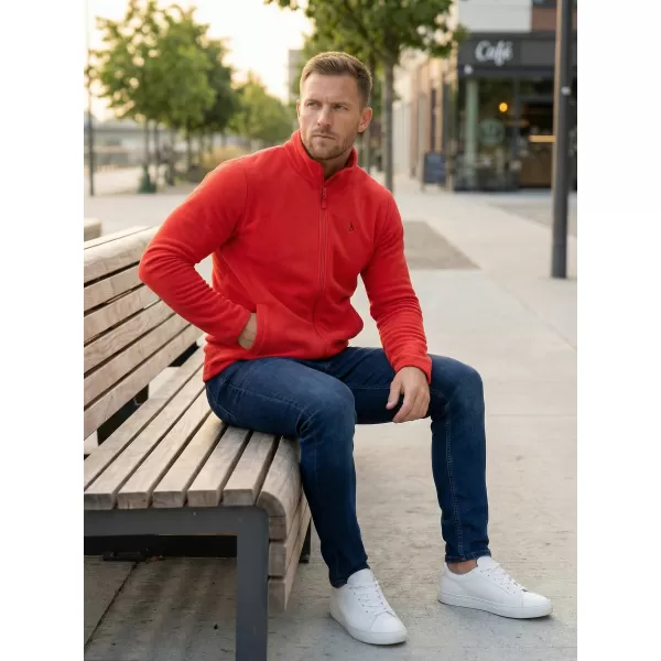  Hanorac pentru bărbați din fleece ALTISPORT DANER MSWP237 ROȘU 