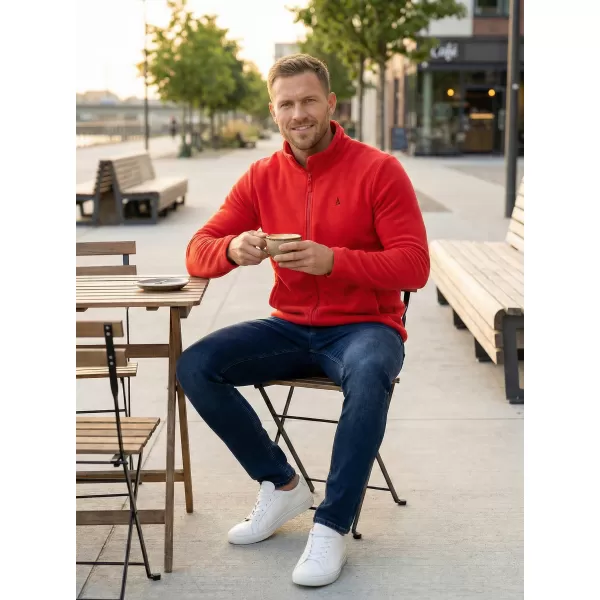  Hanorac pentru bărbați din fleece ALTISPORT DANER MSWP237 ROȘU 