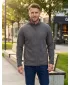 Hanorac pentru bărbați din fleece ALTISPORT DANER MSWP237 GRI DESCHIS