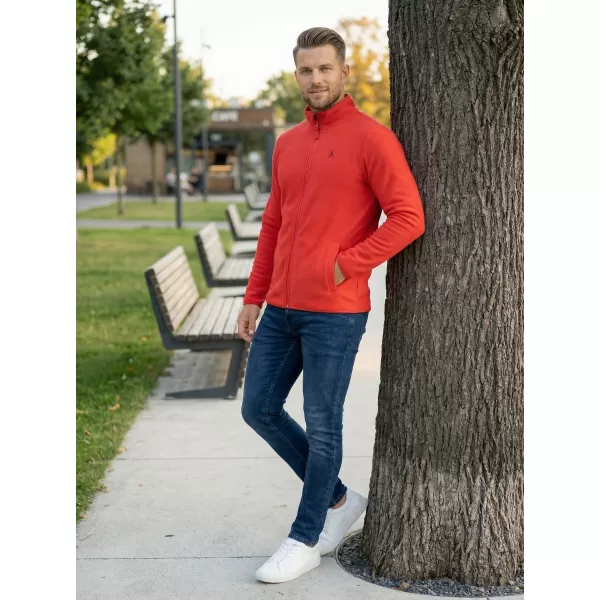  Hanorac pentru bărbați din fleece ALTISPORT DANER MSWP237 ROȘU 
