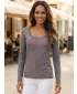 Tricou pentru femei ALTISPORT CLEA LTSP606 GRI/ROZ