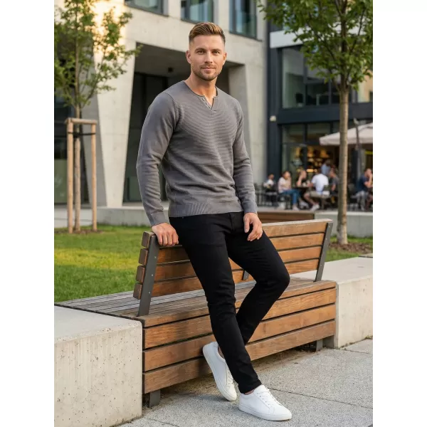  Pulover pentru bărbați ALTISPORT JOANES MPLP075 GRI DESCHIS 