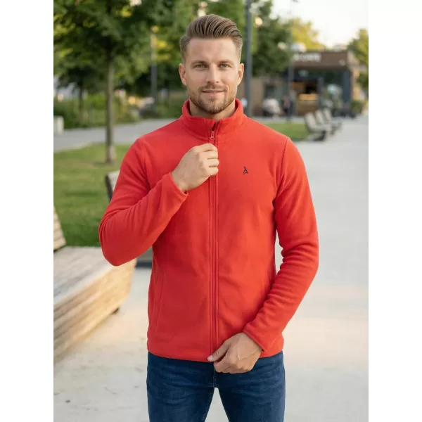  Hanorac pentru bărbați din fleece ALTISPORT DANER MSWP237 ROȘU 