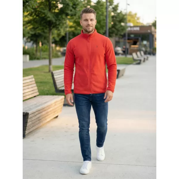 Hanorac pentru bărbați din fleece ALTISPORT DANER MSWP237 ROȘU 