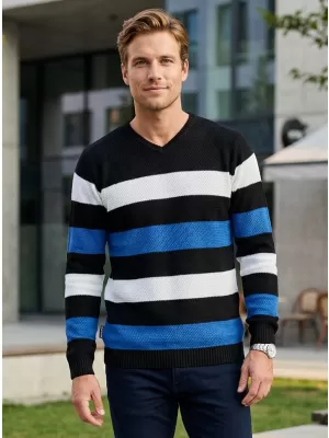 Pulover pentru bărbați ALTISPORT FION MPLP074 NEGRU