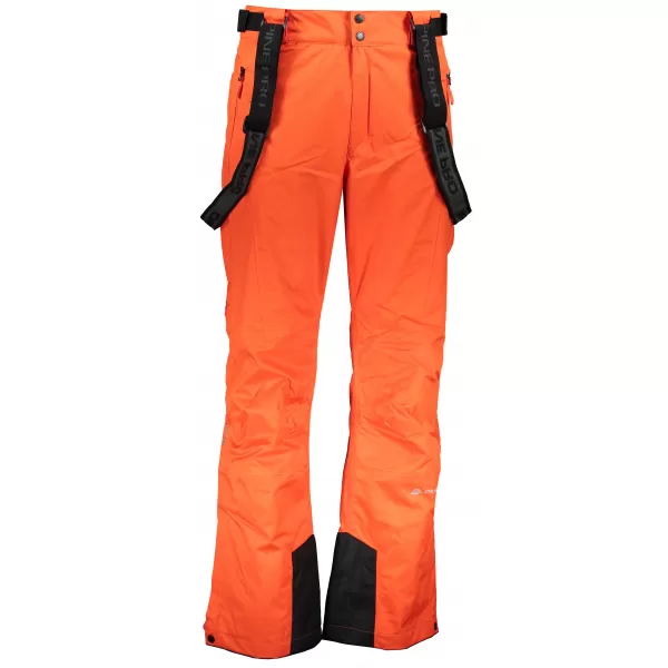  Pantaloni de schi ALPINE PRO SANGO 7 MPAP394 PORTOCALE 