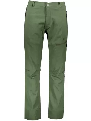 Pantaloni softshell pentru bărbați ALPINE PRO CARB 4 MPAP379 VERDE ÎNCHIS