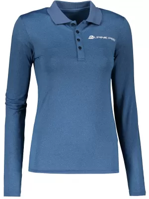 Cămașă funcțională pentru femei cu guler ALPINE PRO STERA LTSP635 ALBASTRU DESCHIS