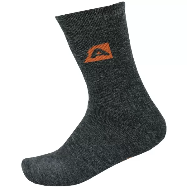  Șosete ALPINE PRO OTHAR USCP058 REPERE GRI ÎNCHIS/PORTOCALIU 