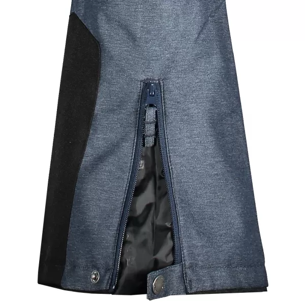  Pantaloni de softshell de iarnă pentru femei ALPINE PRO KARIA 4 LPAP373 ALBASTRU ÎNCHIS 