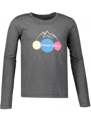 T -thirt ALPINE PRO TEOFILO 8 KTSP200 GRI ÎNCHIS