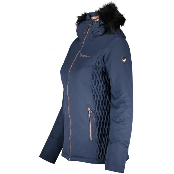  Jacheta de iarnă pentru femei ALPINE PRO MEMKA 4 LJCP355 ALBASTRU ÎNCHIS 