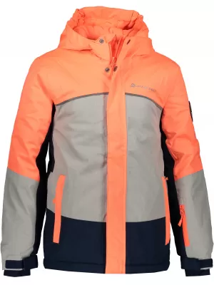 Geaca de schi pentru copii ALPINE PRO SARDARO 2 KJCP154 PORTOCALIU/GRI