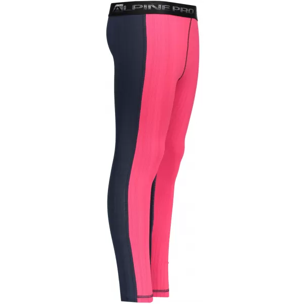  Pantaloni termici pentru copii ALPINE PRO SUSYO KUNP014 ROZ 