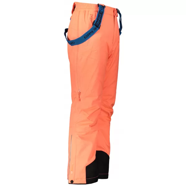  Pantaloni de schi pentru copii ALPINE PRO NUDDO 4 KPAP167 PORTOCALE 