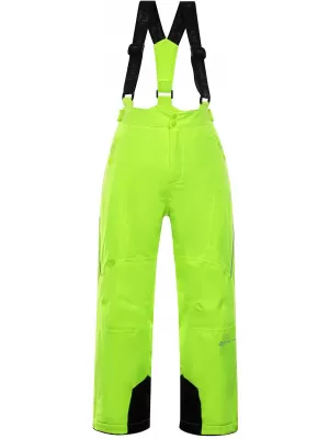 Pantaloni de schi pentru copii ALPINE PRO ANIKO 3 KPAP168 VERDE DESCHIS