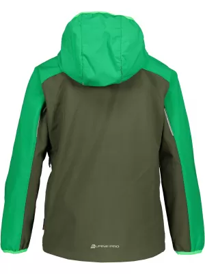Geaca softshell pentru baieti ALPINE PRO NOOTKO 7 KJCP144 VERDE ÎNCHIS