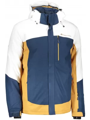 Geacă de schi pentru bărbați ALPINE PRO SARDAR 3 MJCP369 ALB