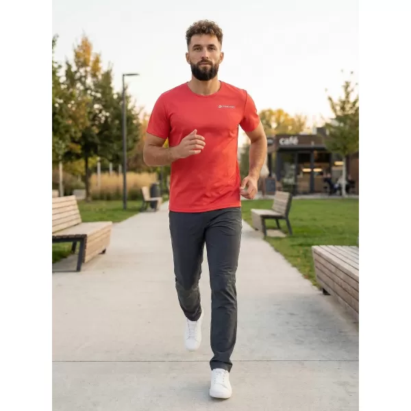  Cămașa funcțională a bărbaților ALPINE PRO OHVICE MTSN496 ROŞU 
