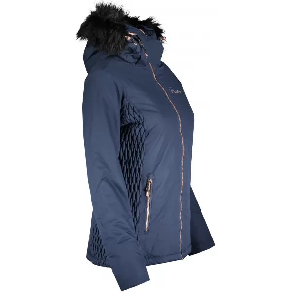  Jacheta de iarnă pentru femei ALPINE PRO MEMKA 4 LJCP355 ALBASTRU ÎNCHIS 