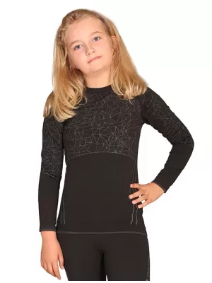 Tricou termic pentru copii ALPINE PRO KRIOSO 4 KUNP015 GRI