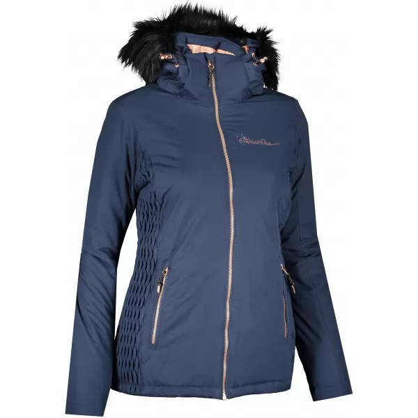  Jacheta de iarnă pentru femei ALPINE PRO MEMKA 4 LJCP355 ALBASTRU ÎNCHIS 