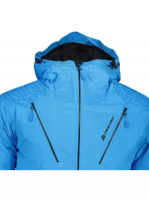 Geacă de schi pentru bărbați ALPINE PRO MIKAER 3 MJCP368 ALBASTRU DESCHIS