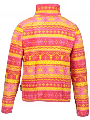 Hanorac fleece pentru copii ALPINE PRO ELKINI 4 KSWP107 CHIHLIMBAR