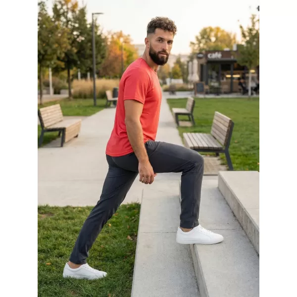  Cămașa funcțională a bărbaților ALPINE PRO OHVICE MTSN496 ROŞU 