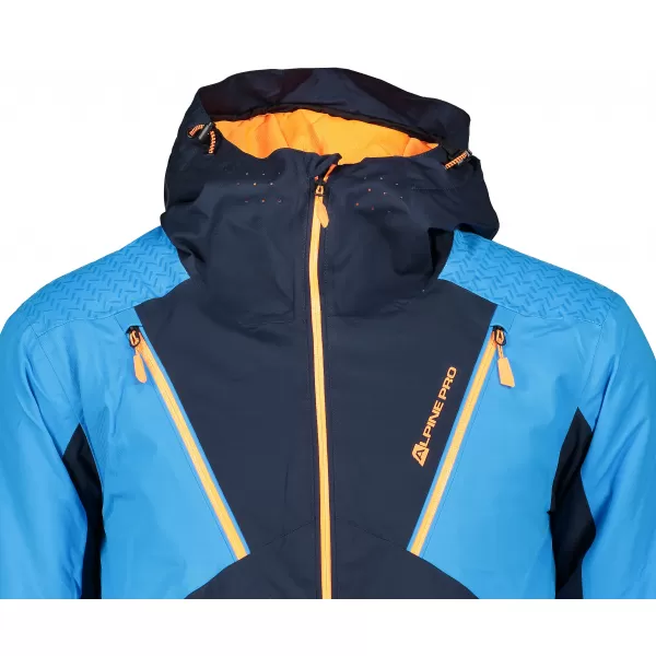  Geacă de schi pentru bărbați ALPINE PRO MIKAER 3 MJCP368 ALBASTRU ÎNCHIS 