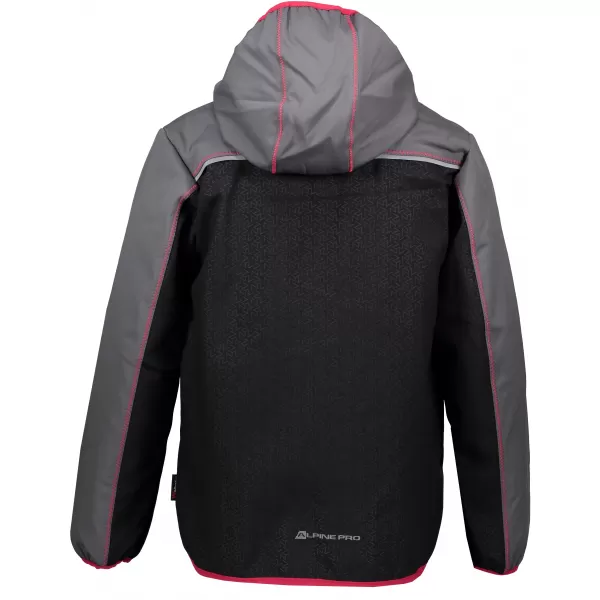  Jachetă softshell pentru copii ALPINE PRO STORMO 2 KJCP146 GRI/ROZ 
