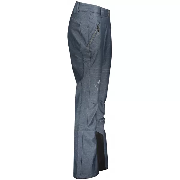  Pantaloni de softshell de iarnă pentru femei ALPINE PRO KARIA 4 LPAP373 ALBASTRU ÎNCHIS 