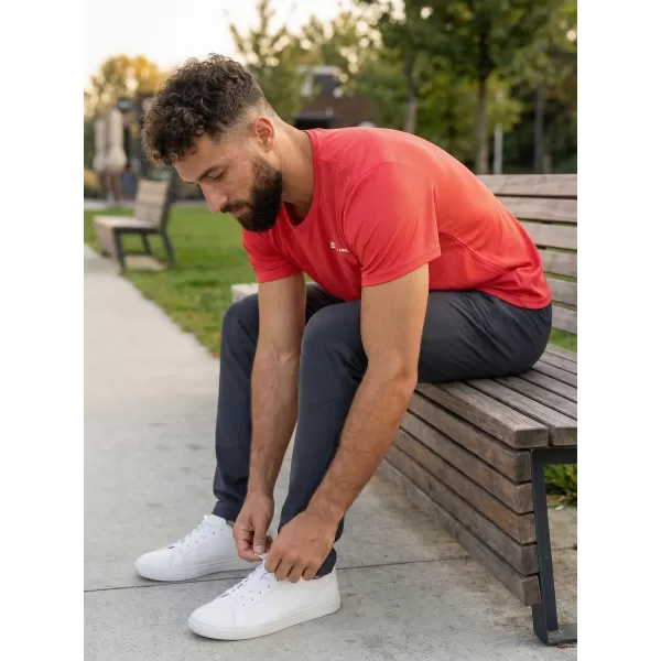  Cămașa funcțională a bărbaților ALPINE PRO OHVICE MTSN496 ROŞU 