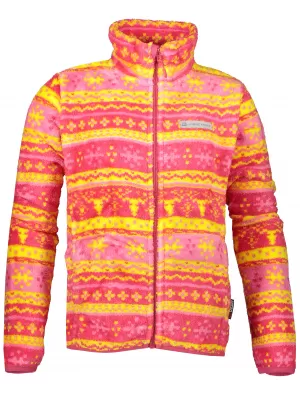 Hanorac fleece pentru copii ALPINE PRO ELKINI 4 KSWP107 CHIHLIMBAR