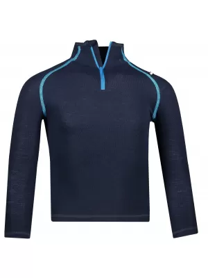 Tricou termic pentru copii ALPINE PRO GENETO KUNP017 ALBASTRU/ALBASTRU