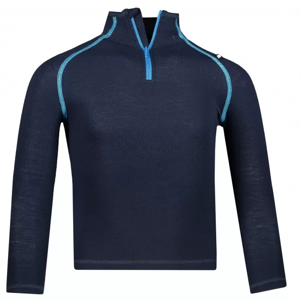  Tricou termic pentru copii ALPINE PRO GENETO KUNP017 ALBASTRU/ALBASTRU 