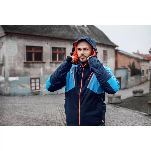  Geacă de schi pentru bărbați ALPINE PRO MIKAER 3 MJCP368 ALBASTRU ÎNCHIS 