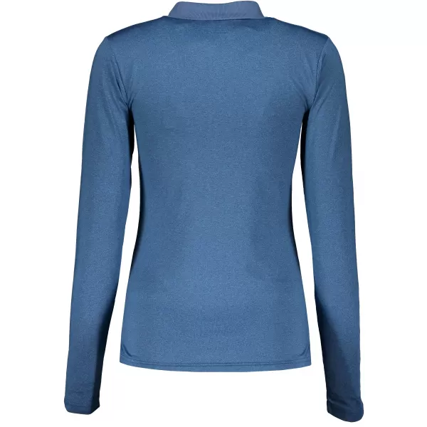  Cămașă funcțională pentru femei cu guler ALPINE PRO STERA LTSP635 ALBASTRU DESCHIS 