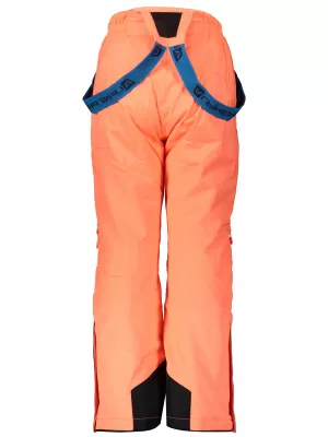 Pantaloni de schi pentru copii ALPINE PRO NUDDO 4 KPAP167 PORTOCALE