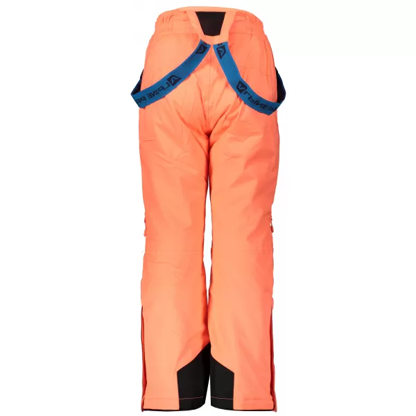 Pantaloni de schi pentru copii ALPINE PRO NUDDO 4 KPAP167 PORTOCALE 