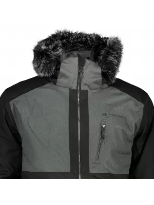 Geacă de schi pentru bărbați ALPINE PRO DOR 2 MJCP372 NEGRU