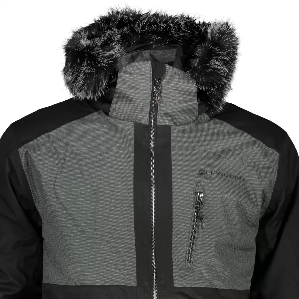  Geacă de schi pentru bărbați ALPINE PRO DOR 2 MJCP372 NEGRU 